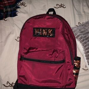 Pink back pack